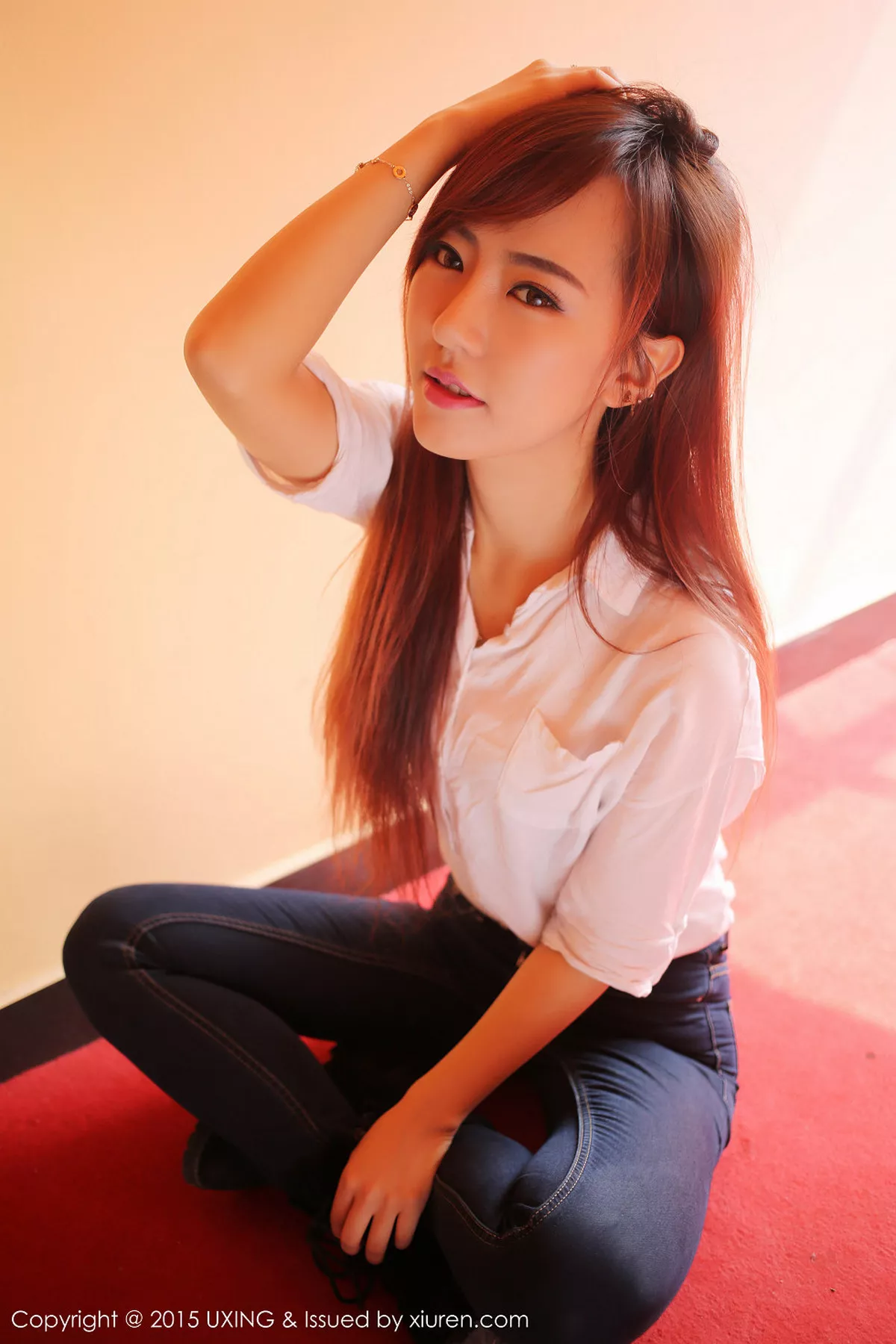 秀人集.com_[UXING优星馆]Vol.001_嫩模赵婉妮Wanni紧身牛仔裤完美身材性感翘臀写真67P