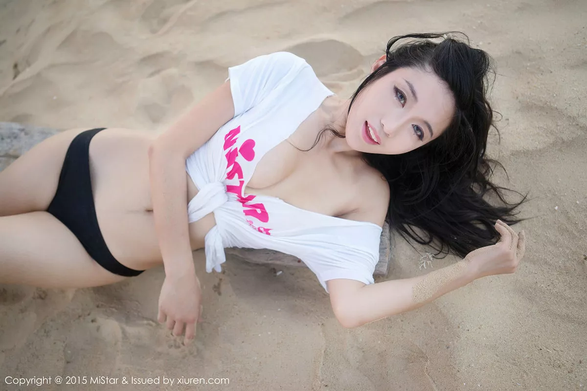 秀人集.com_[MiStar魅妍社]Vol.018_嫩模Ashely丽丽白色蕾丝女仆装双峰夹蛋诱惑写真60P