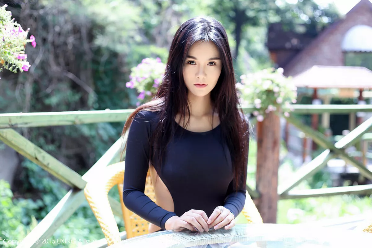 秀人集.com_[UXING优星馆]Vol.015_嫩模王欣然牛仔裤加白衬衫秀完美身材清爽迷人写真55P