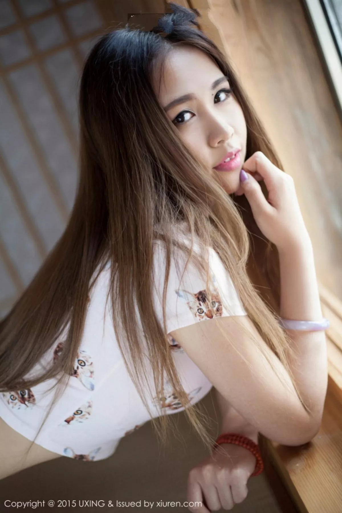 秀人集.com_[UXING优星馆]Vol.009_嫩模紫潆cynthia宾馆床上下身全裸美臀诱惑写真70P