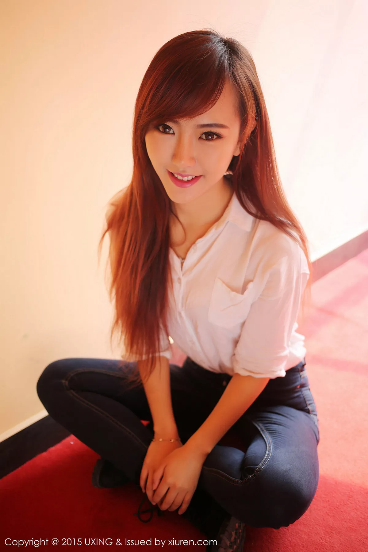 秀人集.com_[UXING优星馆]Vol.001_嫩模赵婉妮Wanni紧身牛仔裤完美身材性感翘臀写真67P