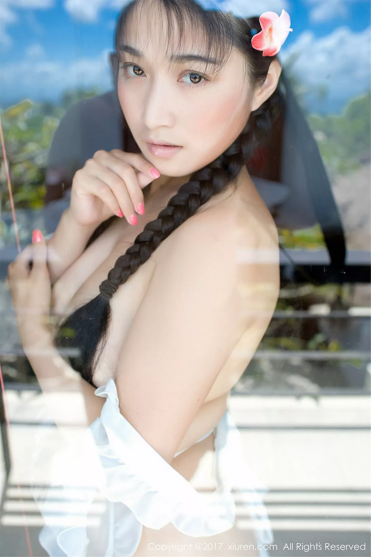 秀人集.com_[XiuRen秀人网]No.751_F胸嫩模盼盼玉奴巴厘岛旅拍性感女仆装大尺度爆乳诱惑写真70P