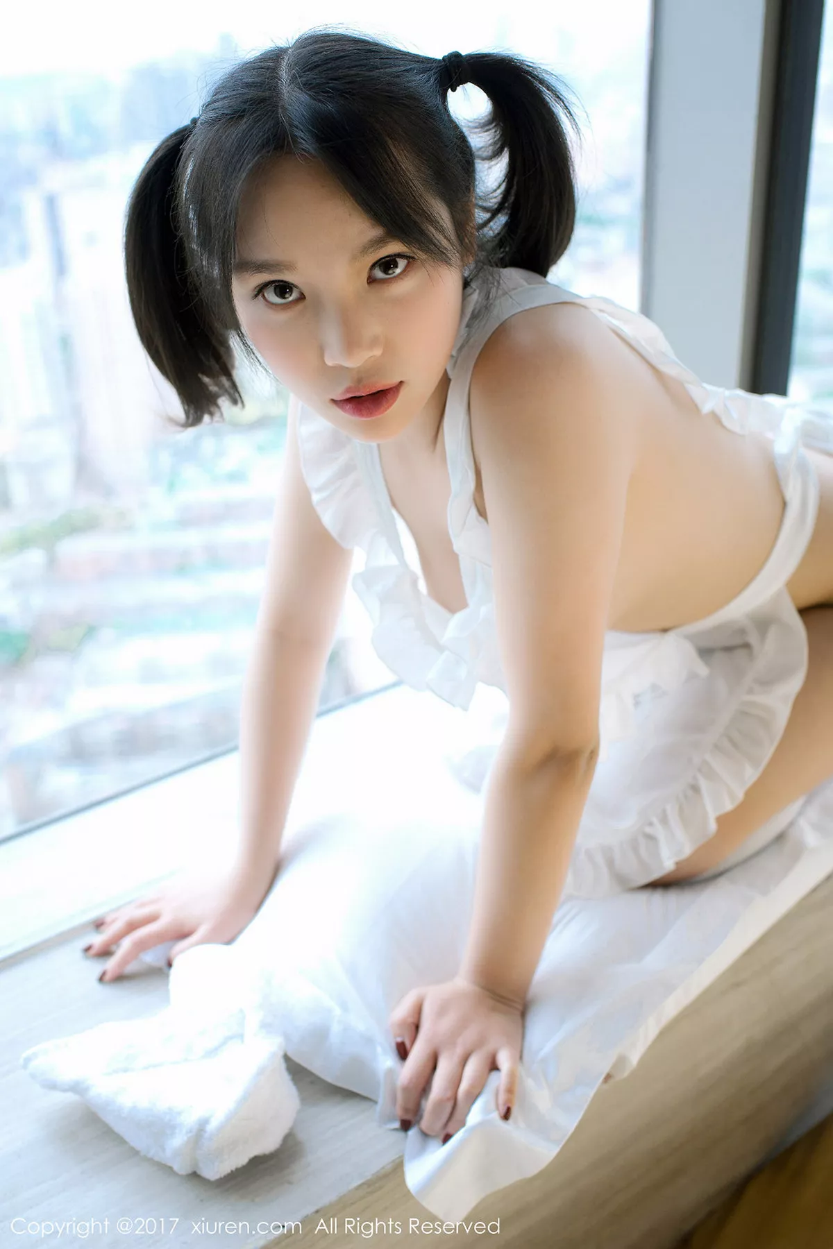 秀人集.com_[XiuRen秀人网]No.741_童颜巨乳嫩模小纯子真空女仆裙侧露豪乳白嫩翘臀诱惑写真63P