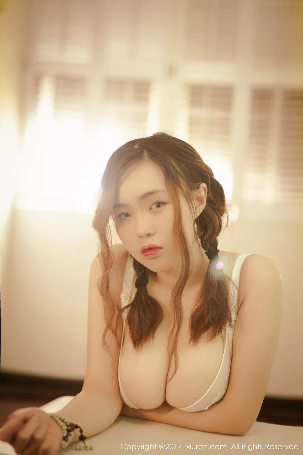 秀人集.com_[XiuRen秀人网]No.754_嫩模米爱Demon格子衬衫下半透内衣秀傲人美乳完美诱惑写真50P