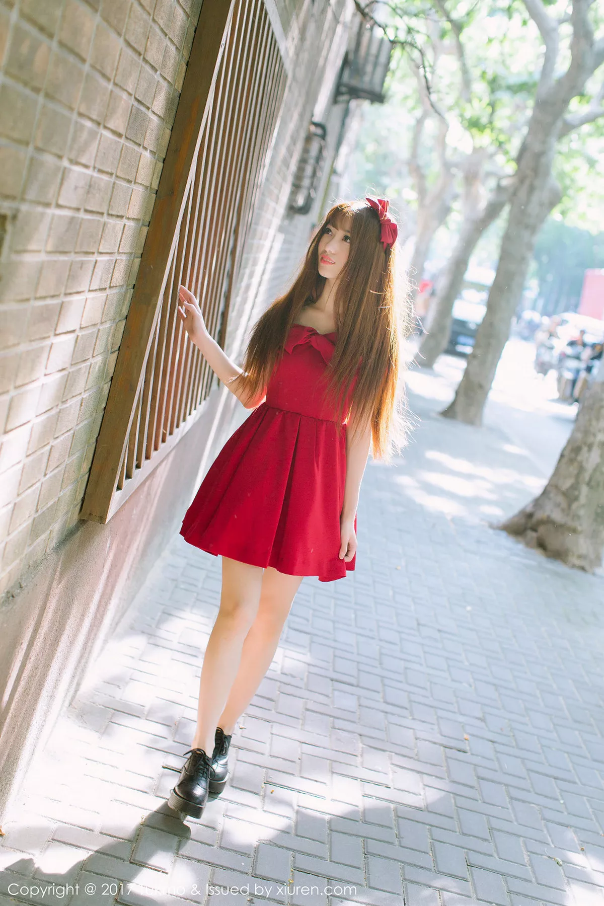 秀人集.com_[Tukmo兔几盟]Vol.094_嫩模赵乃莹性感学生装及成熟红色连身裙清爽迷人写真33P