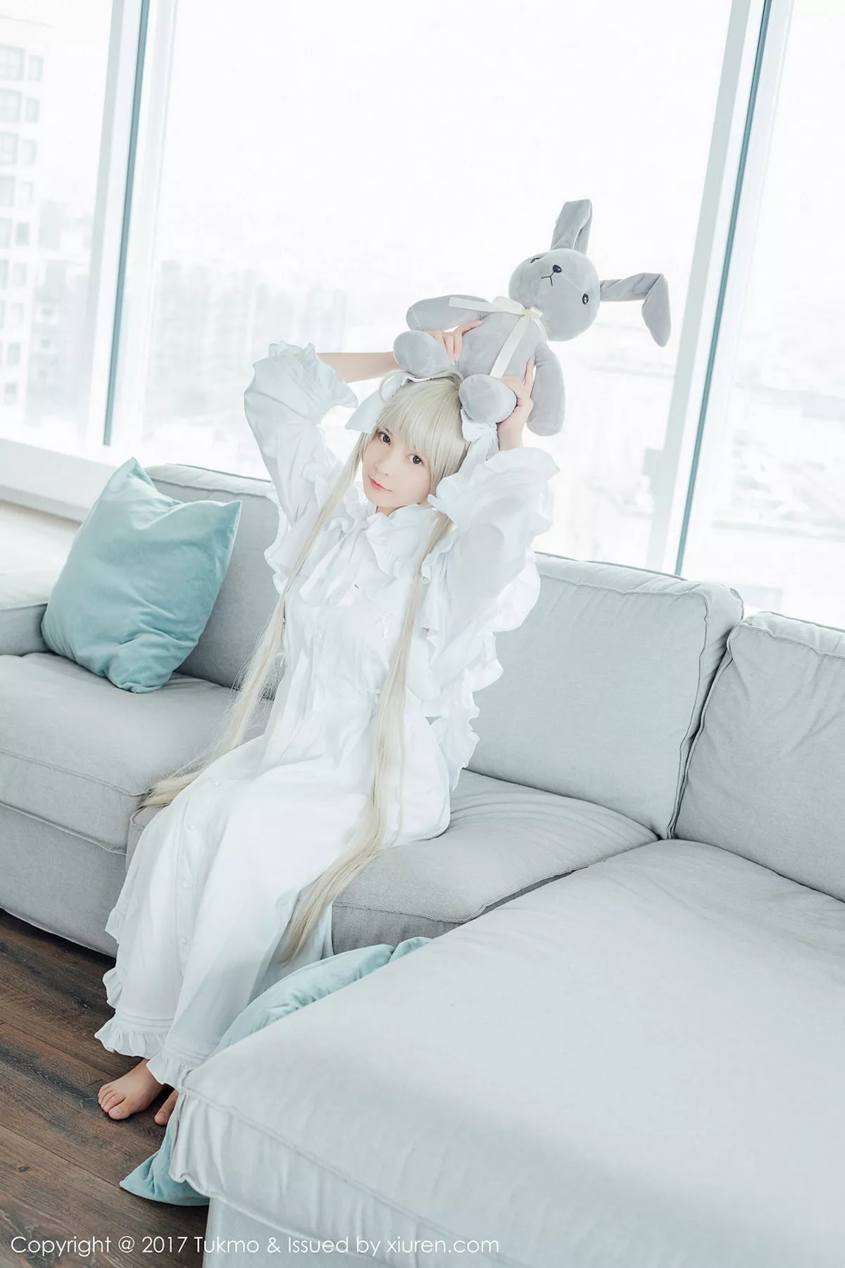 秀人集.com_[Tukmo兔几盟]Vol.097_新人嫩模鱼丸COS春日野穹系列雪嫩皮肤甜美迷人写真39P