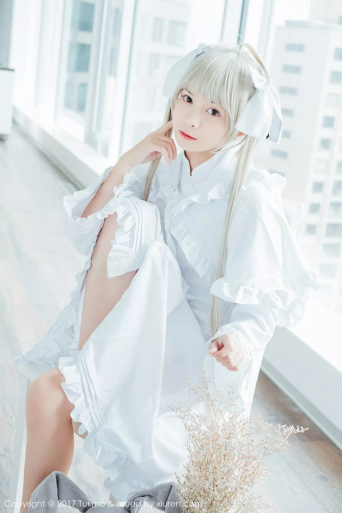 秀人集.com_[Tukmo兔几盟]Vol.097_新人嫩模鱼丸COS春日野穹系列雪嫩皮肤甜美迷人写真39P