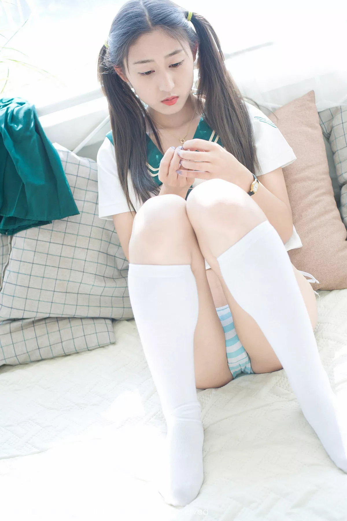 秀人集.com_[XiuRen秀人网]No.802_嫩模雨涵Iris日系学生制服性感内裤秀完美身材清爽迷人写真45P