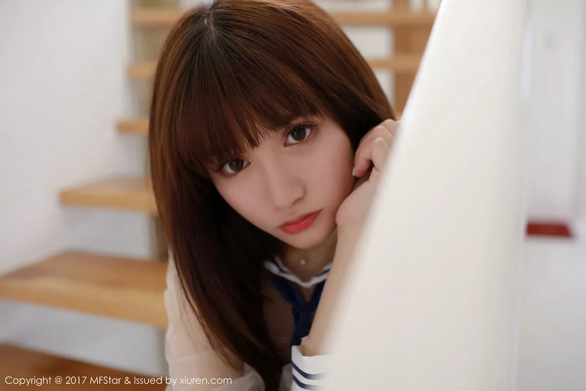 秀人集.com_[MFStar模范学院]Vol.105_嫩模K8傲娇萌萌薄荷岛旅拍性感肚兜加丁字裤诱惑写真45P