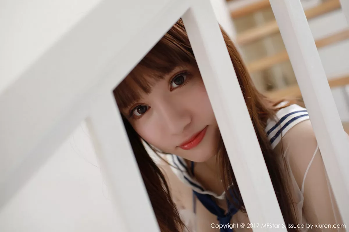 秀人集.com_[MFStar模范学院]Vol.105_嫩模K8傲娇萌萌薄荷岛旅拍性感肚兜加丁字裤诱惑写真45P