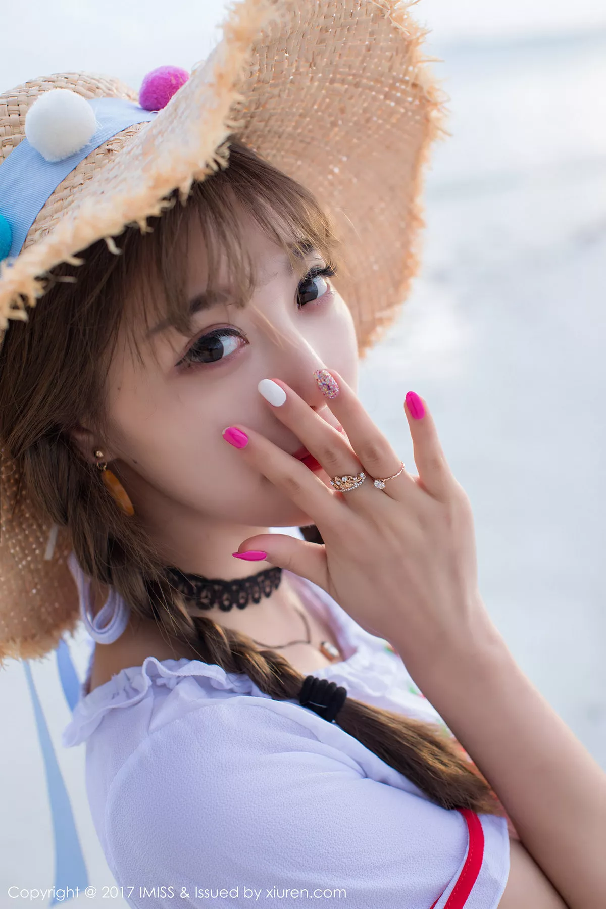 秀人集.com_[IMISS爱蜜社]Vol.185_女神杨晨晨sugar塞班旅拍阳光沙滩清纯服饰秀完美身材写真42P