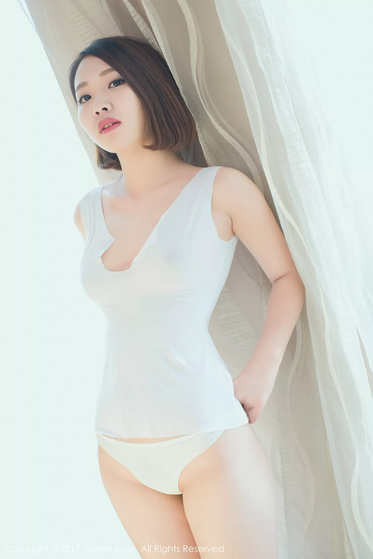 秀人集.com_[XiuRen秀人网]No.796_软妹子雨夕cy白色浴袍+性感睡衣秀完美身材丰乳肥臀写真47P