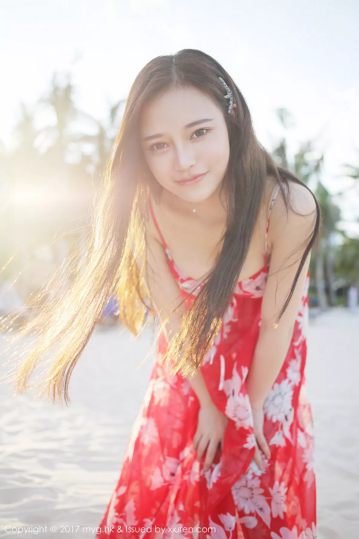 秀人集.com_[MyGirl美媛馆]Vol.264_嫩模唐琪儿il越南旅拍波西米亚风红色吊带裙性感写真51P