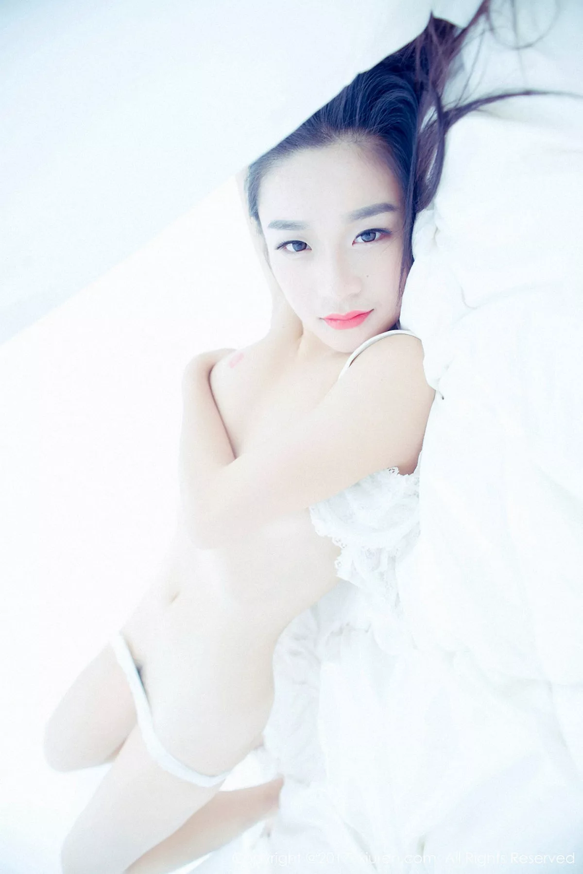 秀人集.com_[XiuRen秀人网]No.883_嫩模绮梦Cherish齐逼牛仔裤配白色内衣紧身秀完美身材写真46P