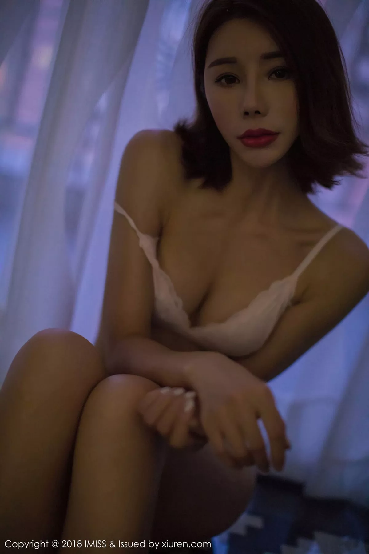 秀人集.com_[IMISS爱蜜社]Vol.209_高挑美女Savina居家白色蕾丝内衣+性感粉红内衣完美诱惑写真40P