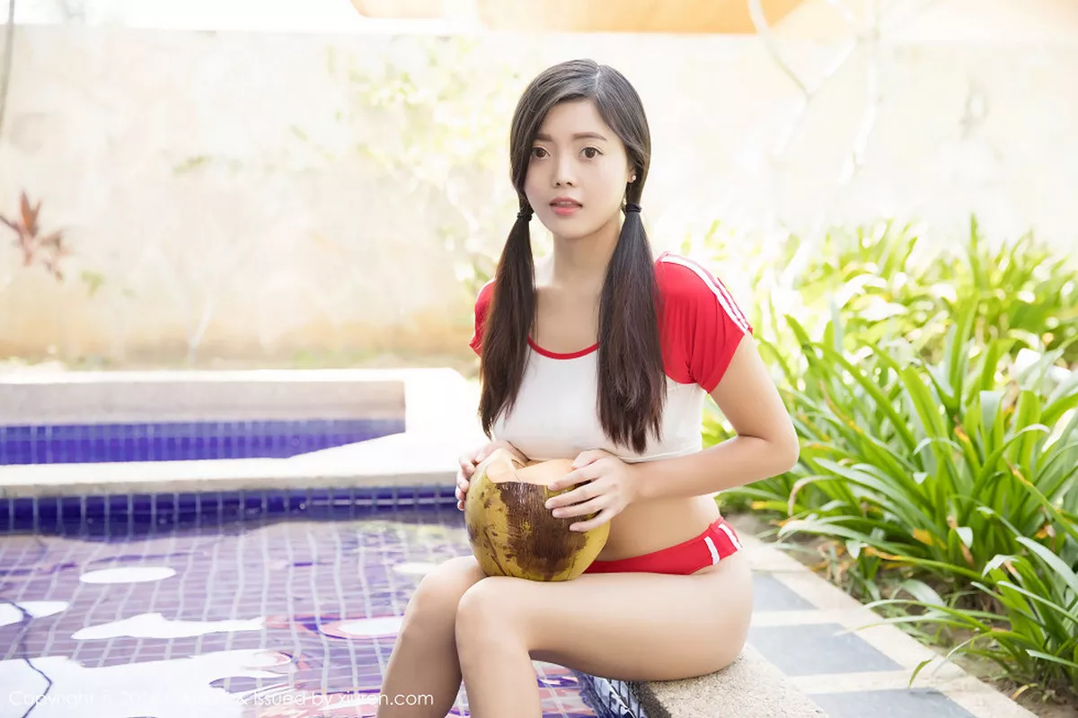 秀人集.com_[Candy糖果画报]Vol.050_嫩模林美惠子Mieko沙巴旅拍泳池边性感内衣湿身诱惑写真30P