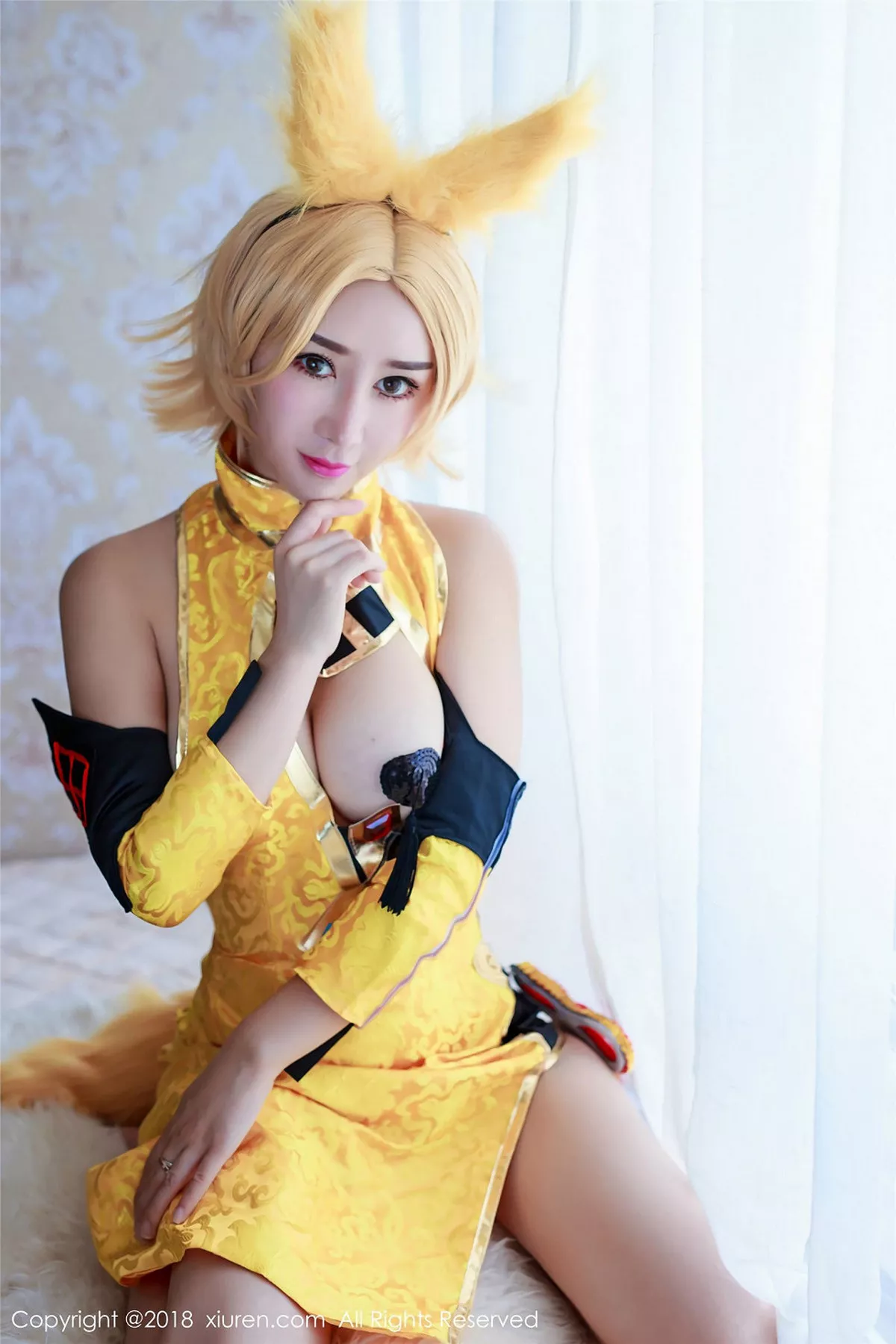 秀人集.com_[XiuRen秀人网]No.937_嫩模邹晶晶女王王者荣耀妲己COS大尺度露血滴子美乳诱惑写真44P