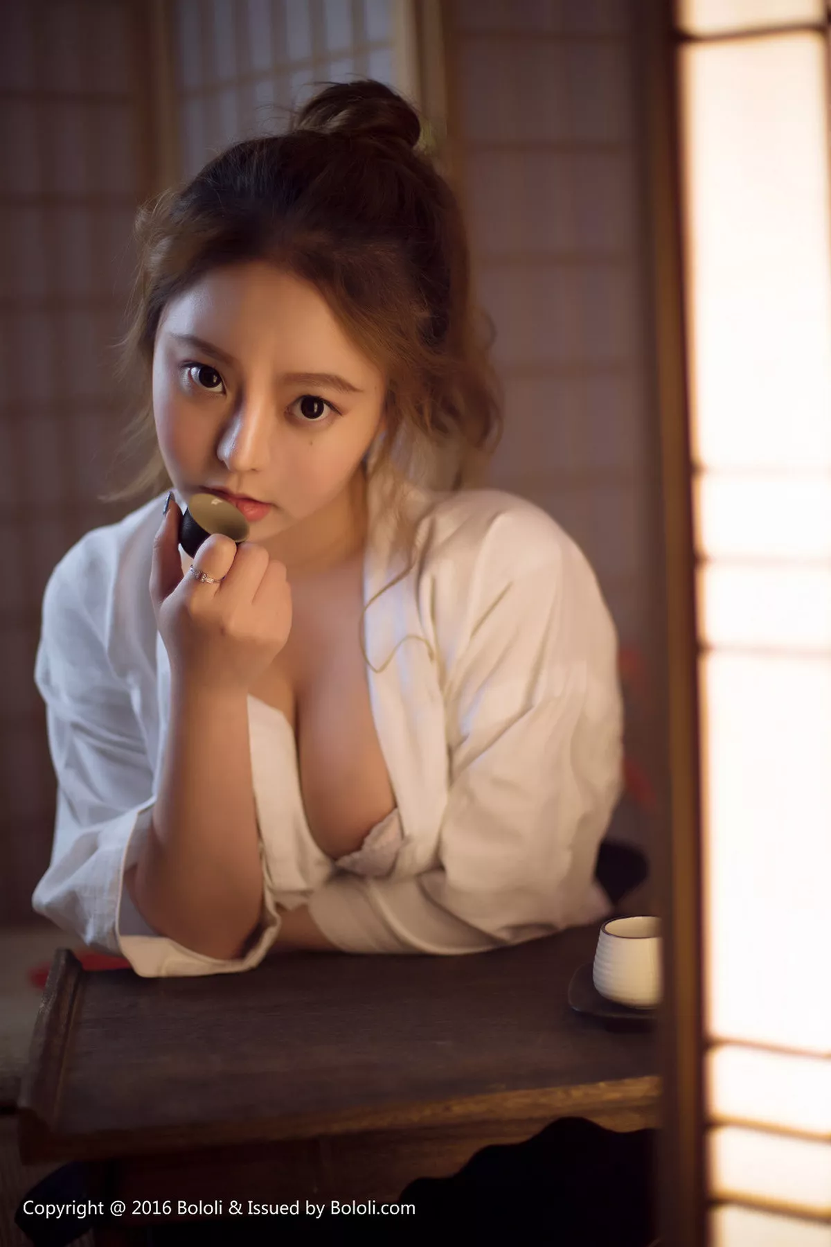 秀人集.com_[Tukmo兔几盟]Vol.111_嫩模柳侑绮化身剑道美少女性感白色内衣爆乳诱惑写真25P