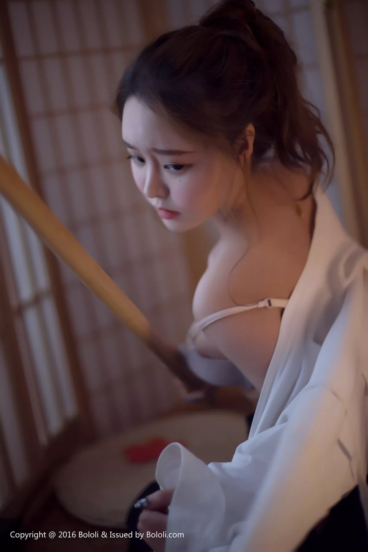 秀人集.com_[Tukmo兔几盟]Vol.111_嫩模柳侑绮化身剑道美少女性感白色内衣爆乳诱惑写真25P