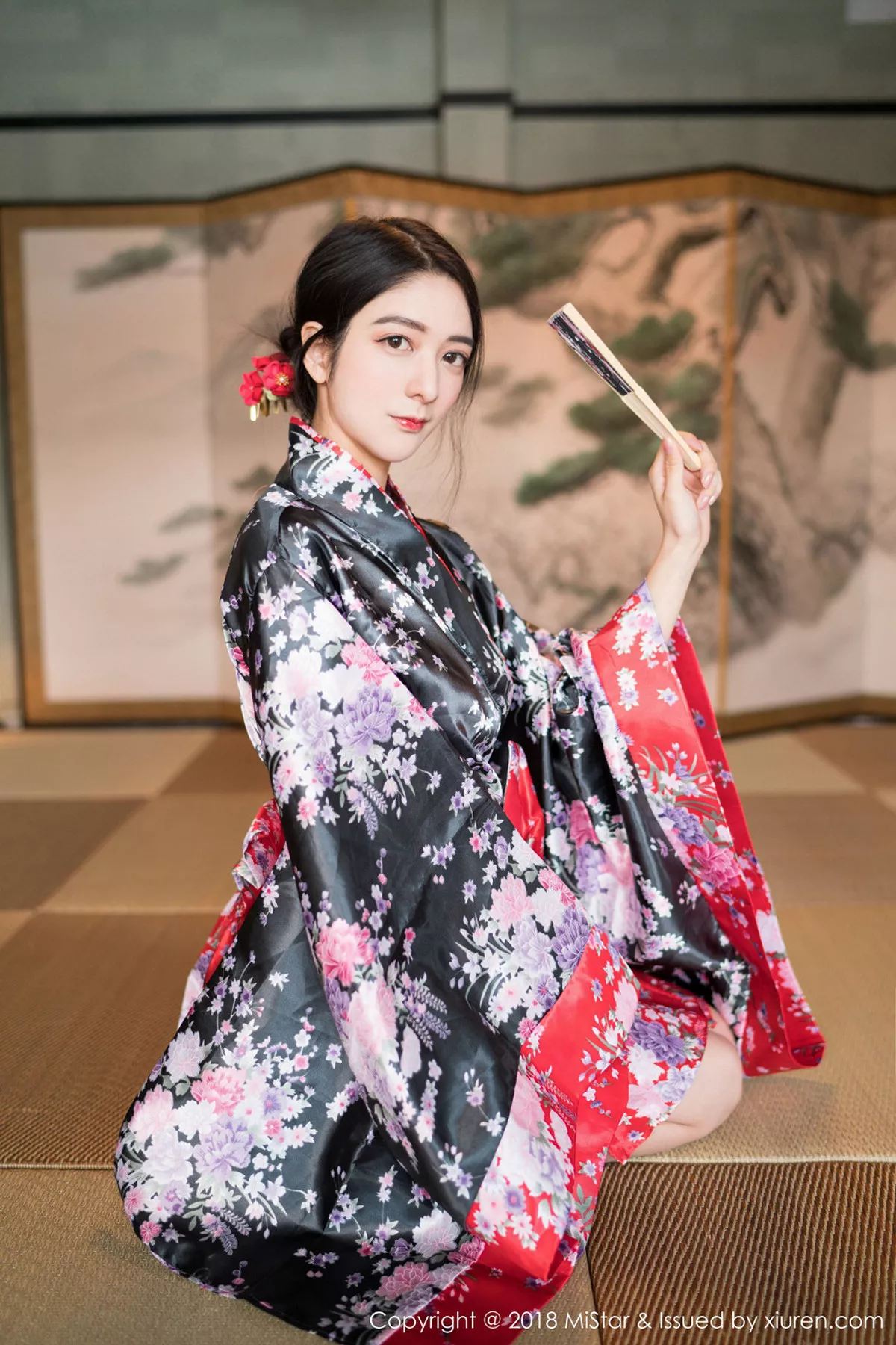 秀人集.com_[MiStar魅妍社]Vol.213_嫩模小热巴北海道旅拍性感开背毛衣+黑丝美女秘书诱惑写真40P