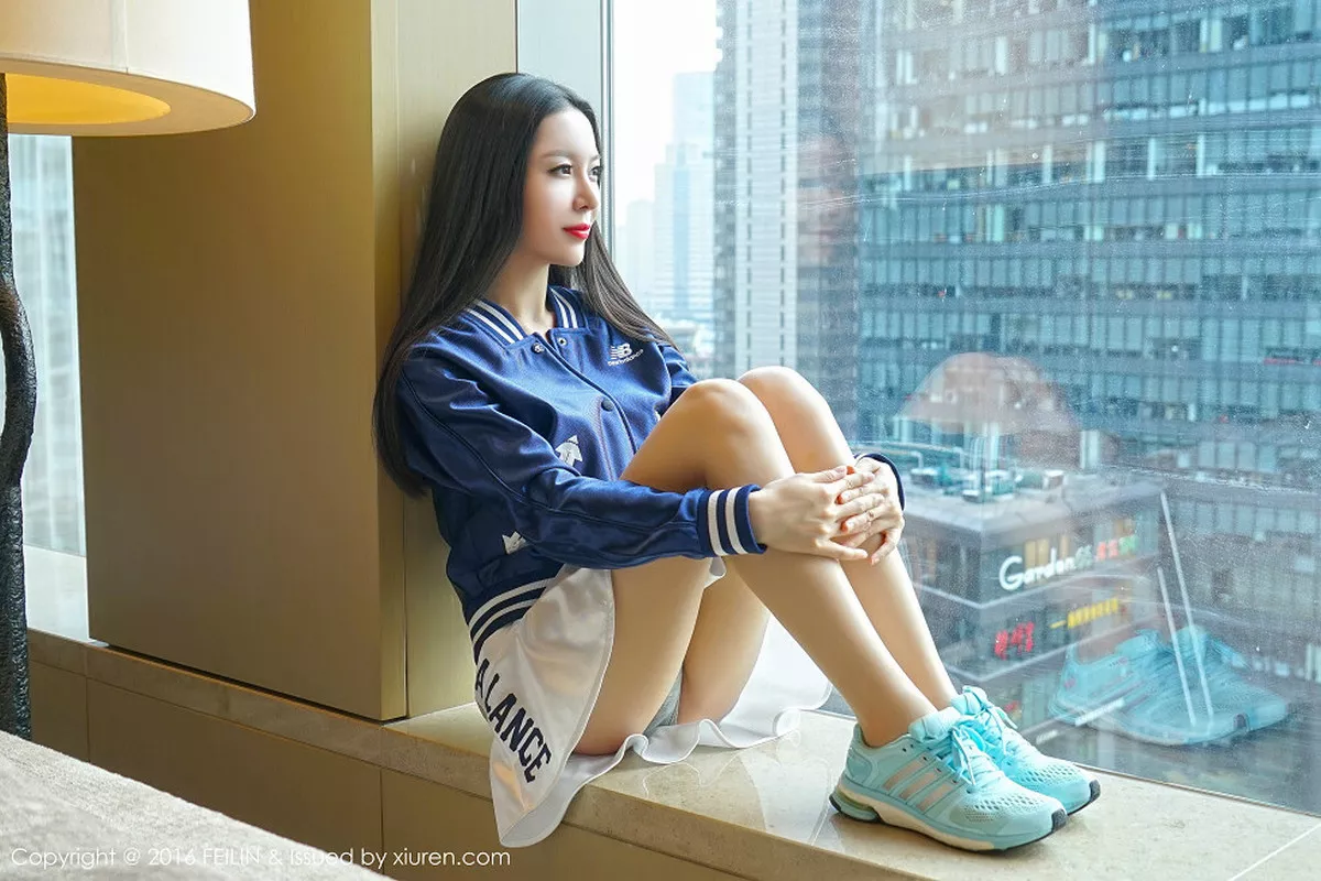 秀人集.com_[FeiLin嗲囡囡]Vol.023_嫩模慕羽茜黑色蕾丝内裤半裸上身极致美乳诱惑写真42P