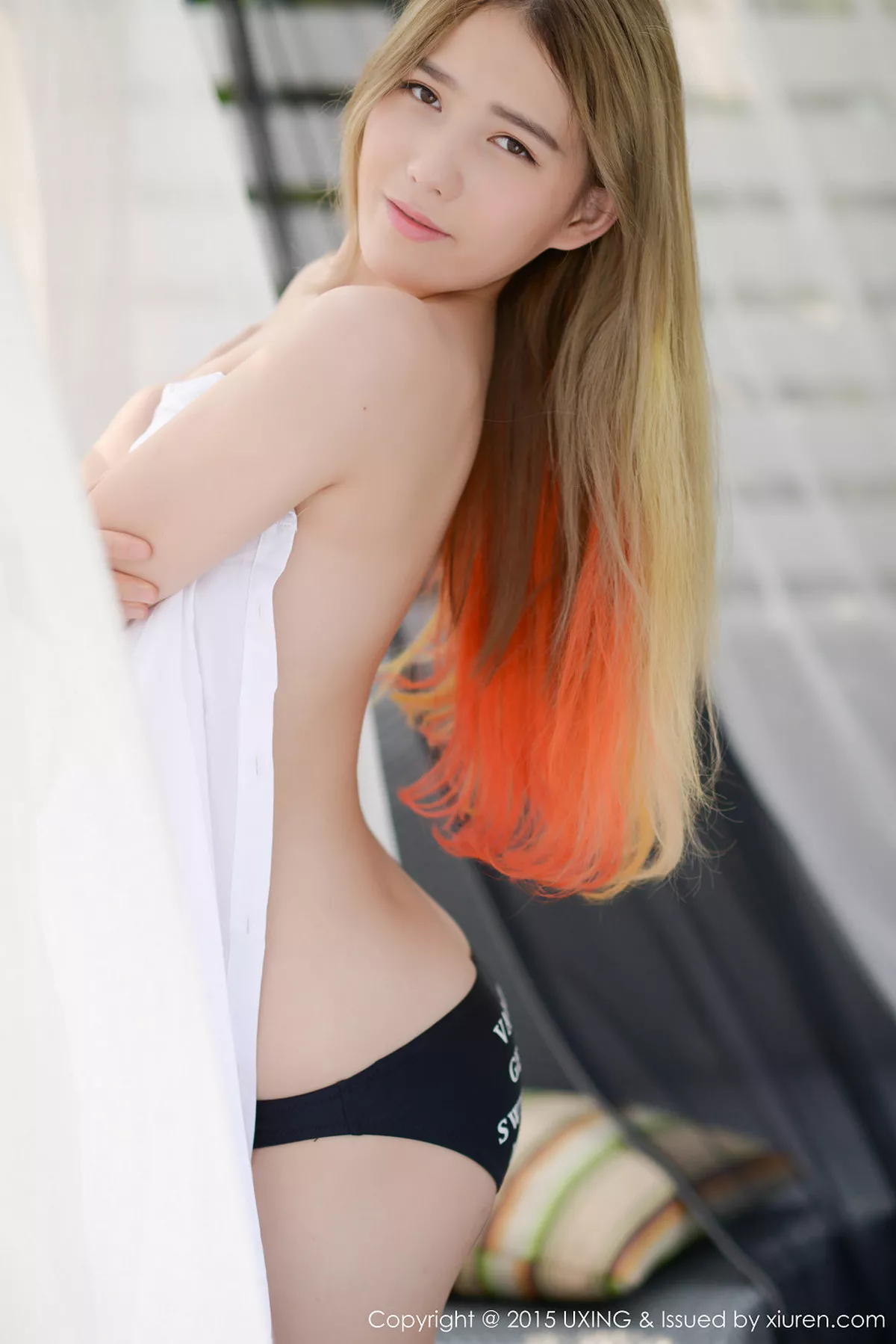 秀人集.com_[UXING优星馆]Vol.028_嫩模懒桃子居家私房粉红内衣秀迷人豪乳性感写真56P