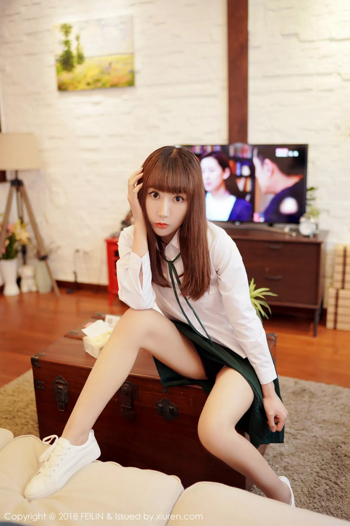 秀人集.com_[FeiLin嗲囡囡]Vol.139_嫩模夏笑笑Summer居家私房内衣系列脱衣露美乳诱惑写真40P