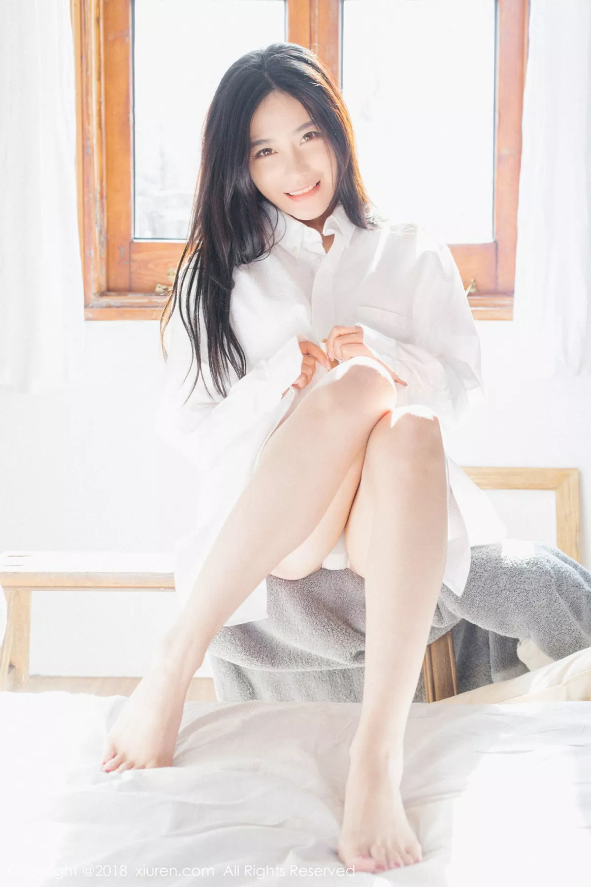 秀人集.com_[XiuRen秀人网]No.1024_女神许诺Sabrina居家早安女友系列床上慵懒迷人写真82P