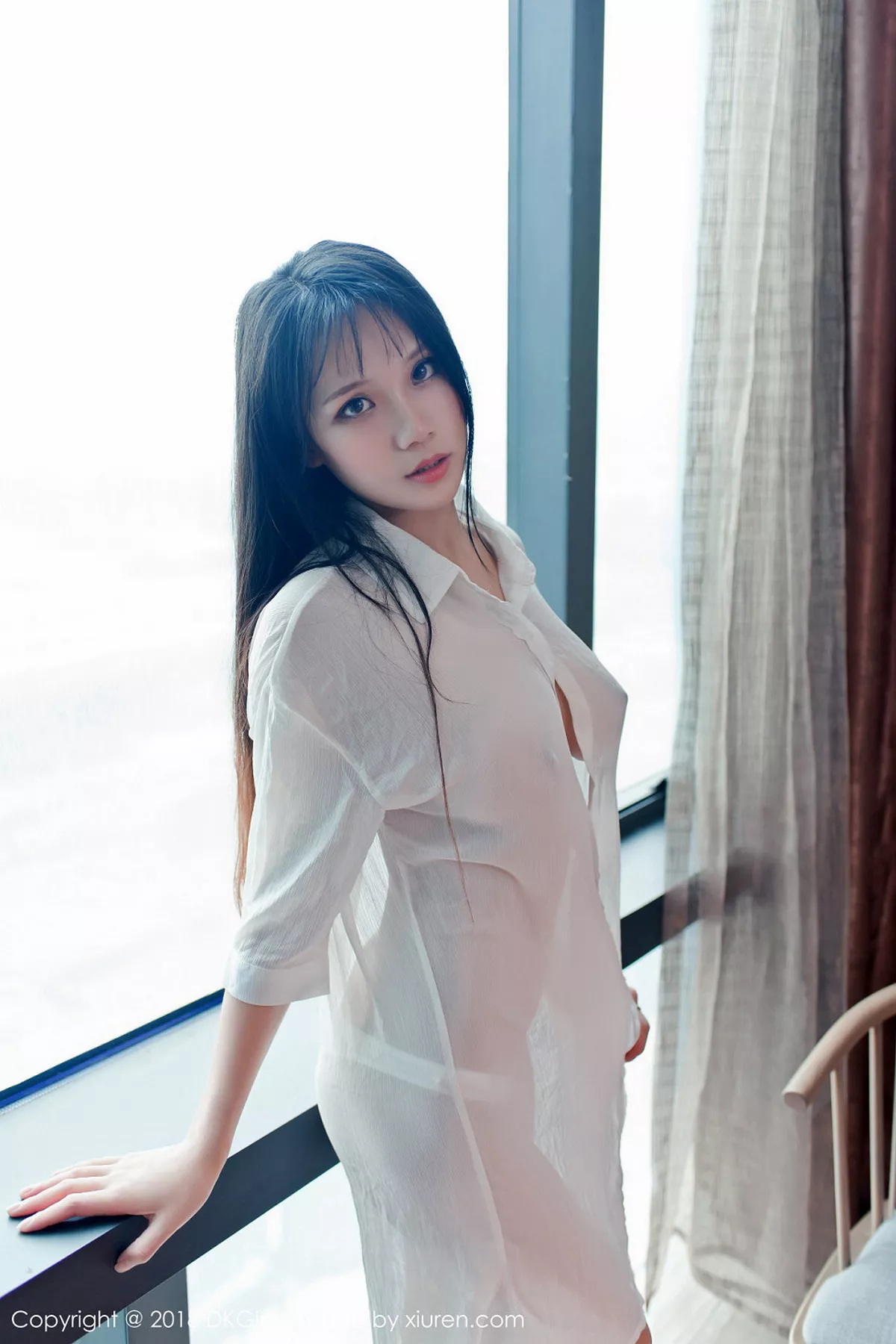 秀人集.com_[DKGirl御女郎]Vol.070_嫩模李可可性感白衬衣+红色围巾真空秀傲人豪乳诱惑写真48P