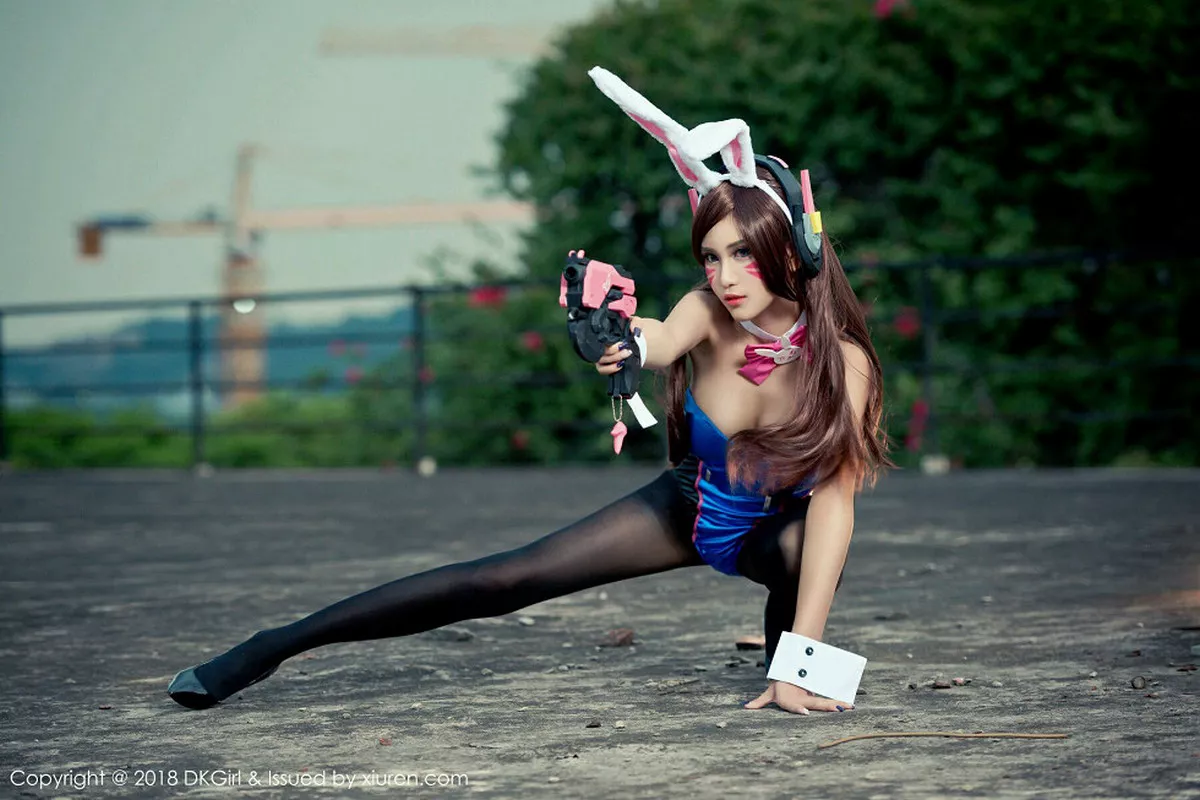 秀人集.com_[DKGirl御女郎]Vol.081_女神萌宝儿BoA守望先锋Dva特辑真空演绎丰乳肥臀诱惑写真46P