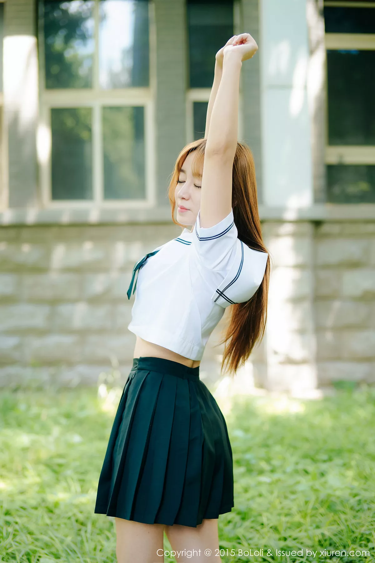 秀人集.com_[BoLoli波萝社]Vol.035_嫩模王雨纯最新JK制服撩短裙秀诱惑翘臀写真73P