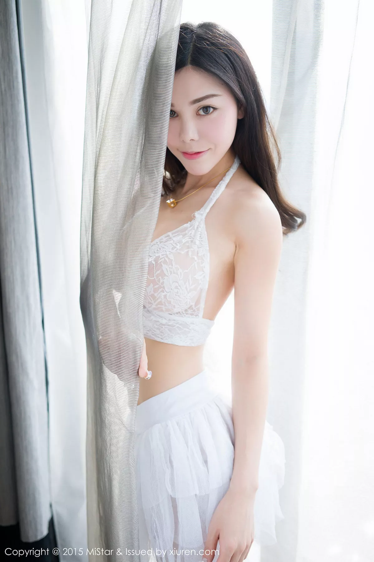 秀人集.com_[MiStar魅妍社]Vol.048_人气嫩模沈佳熹白色蕾丝透视内衣现豪乳翘臀写真65P