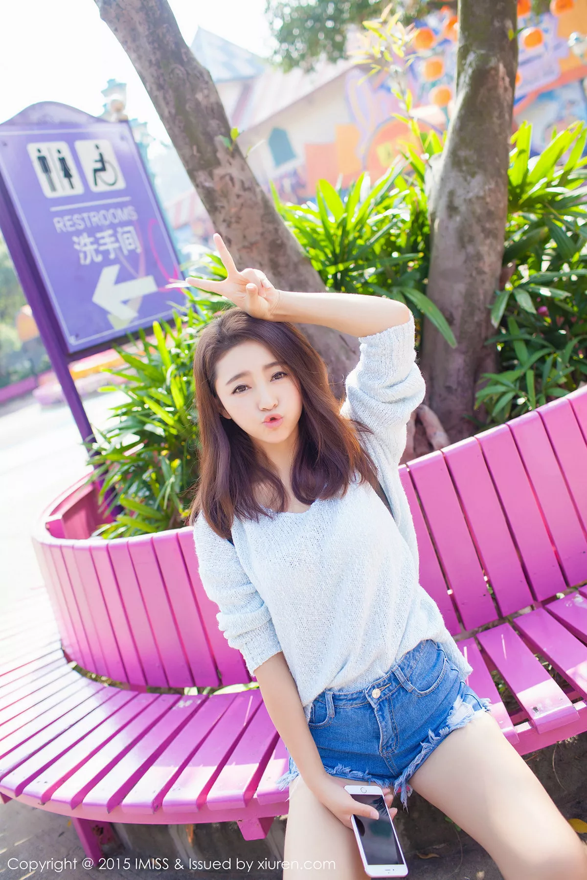 秀人集.com_[IMISS爱蜜社]Vol.049_嫩模夏茉GIGI蓝色齐逼牛仔热裤性感内衣完美诱惑写真47P