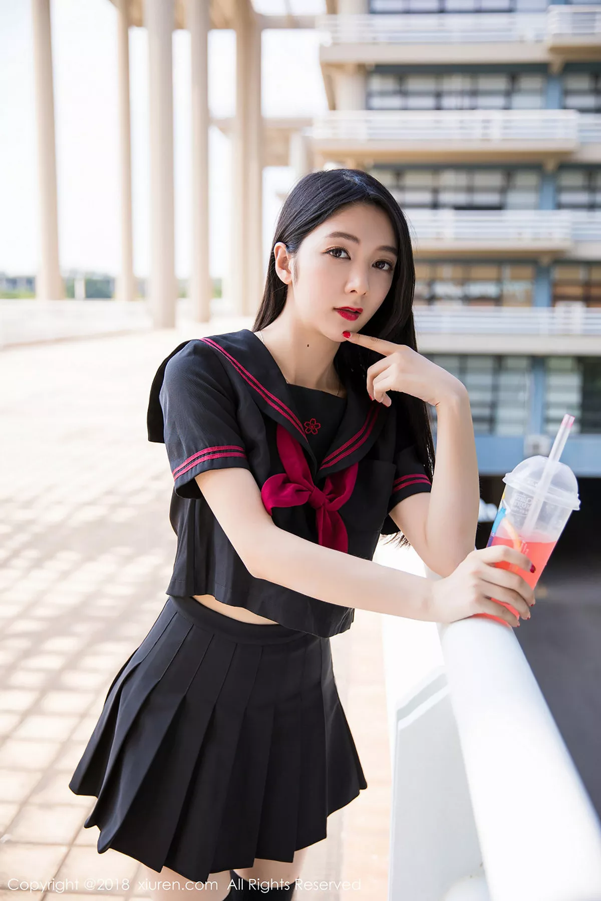 秀人集.com_[XiuRen秀人网]No.1156_女神Angela小热巴英伦式校服半脱露性感内衣秀完美身材写真47P