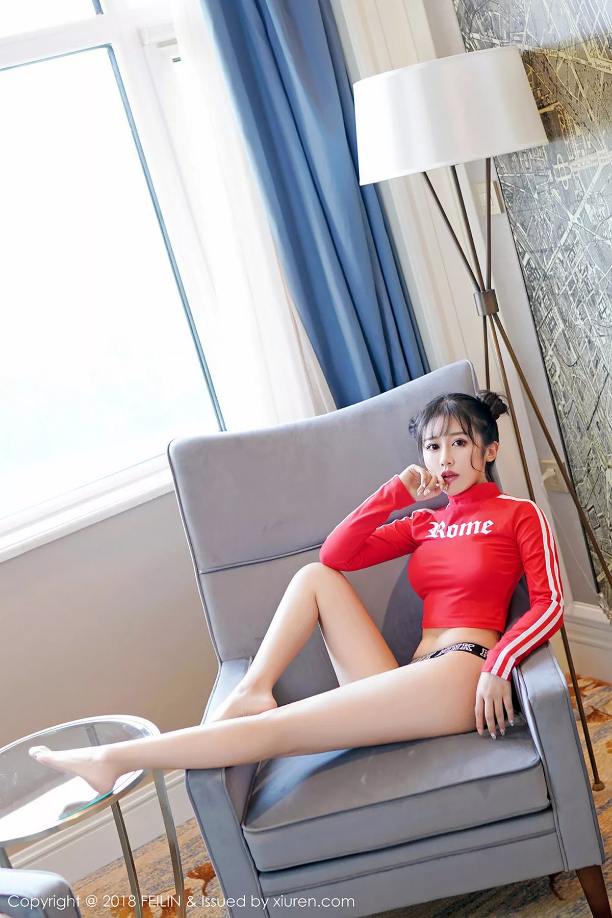 秀人集.com_[FeiLin嗲囡囡]Vol.161_嫩模childe三秋全裸上身油亮肌肤秀豪乳翘臀极致诱惑写真48P