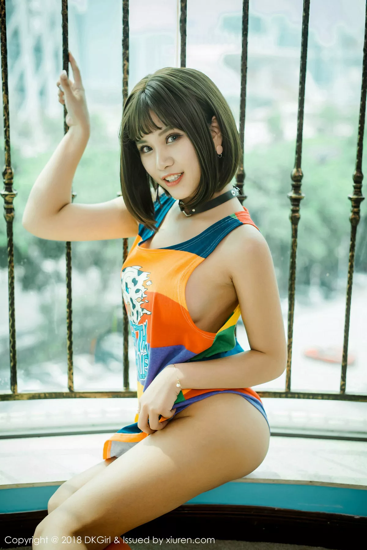 秀人集.com_[DKGirl御女郎]Vol.082_嫩模萌宝儿BoA户外真空球衣+室内真空短裙露豪乳极致诱惑写真48P