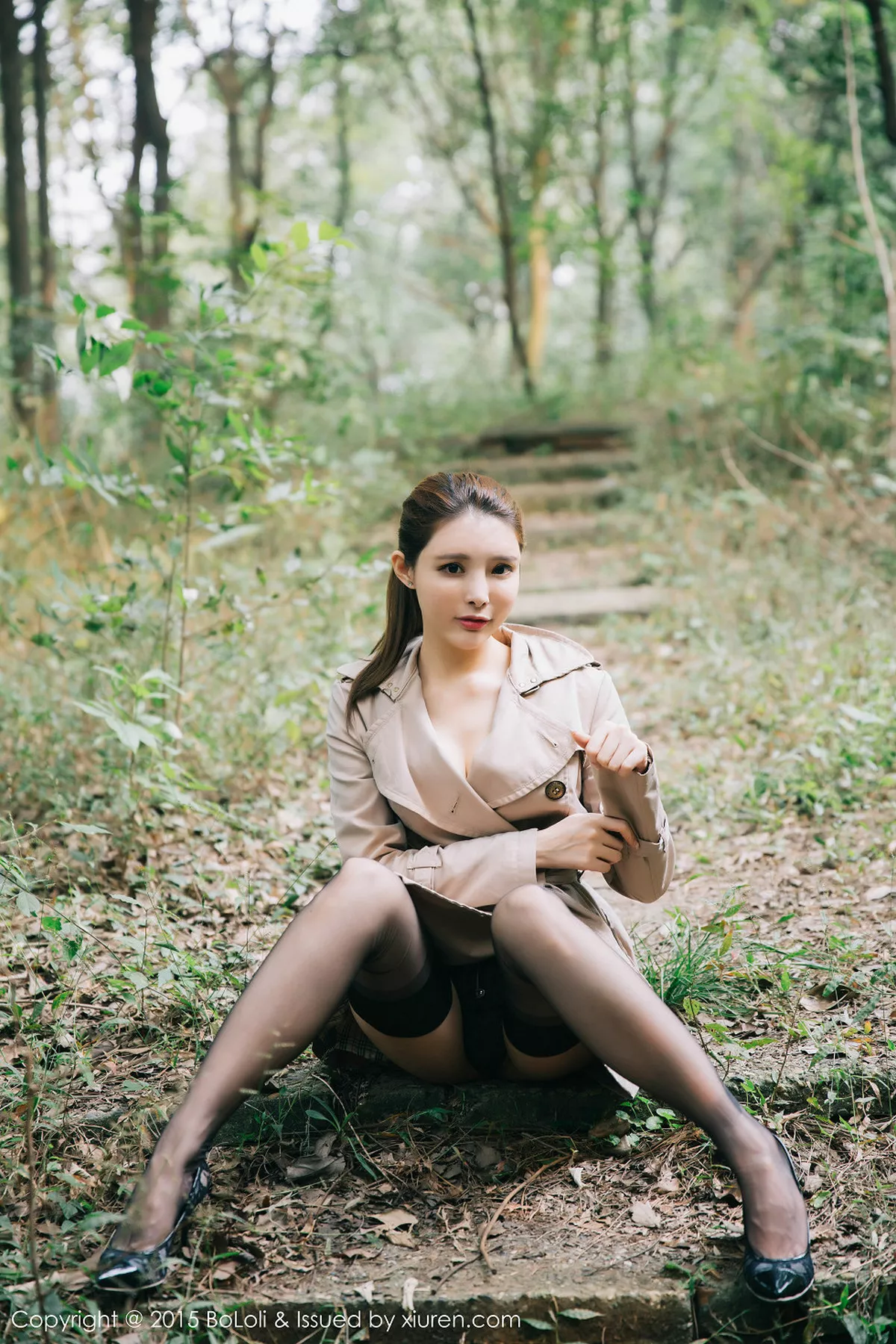 秀人集.com_[BoLoli波萝社]Vol.073_嫩模夏小秋秋秋心愿旅拍黑色透视比基尼秀豪乳写真48P