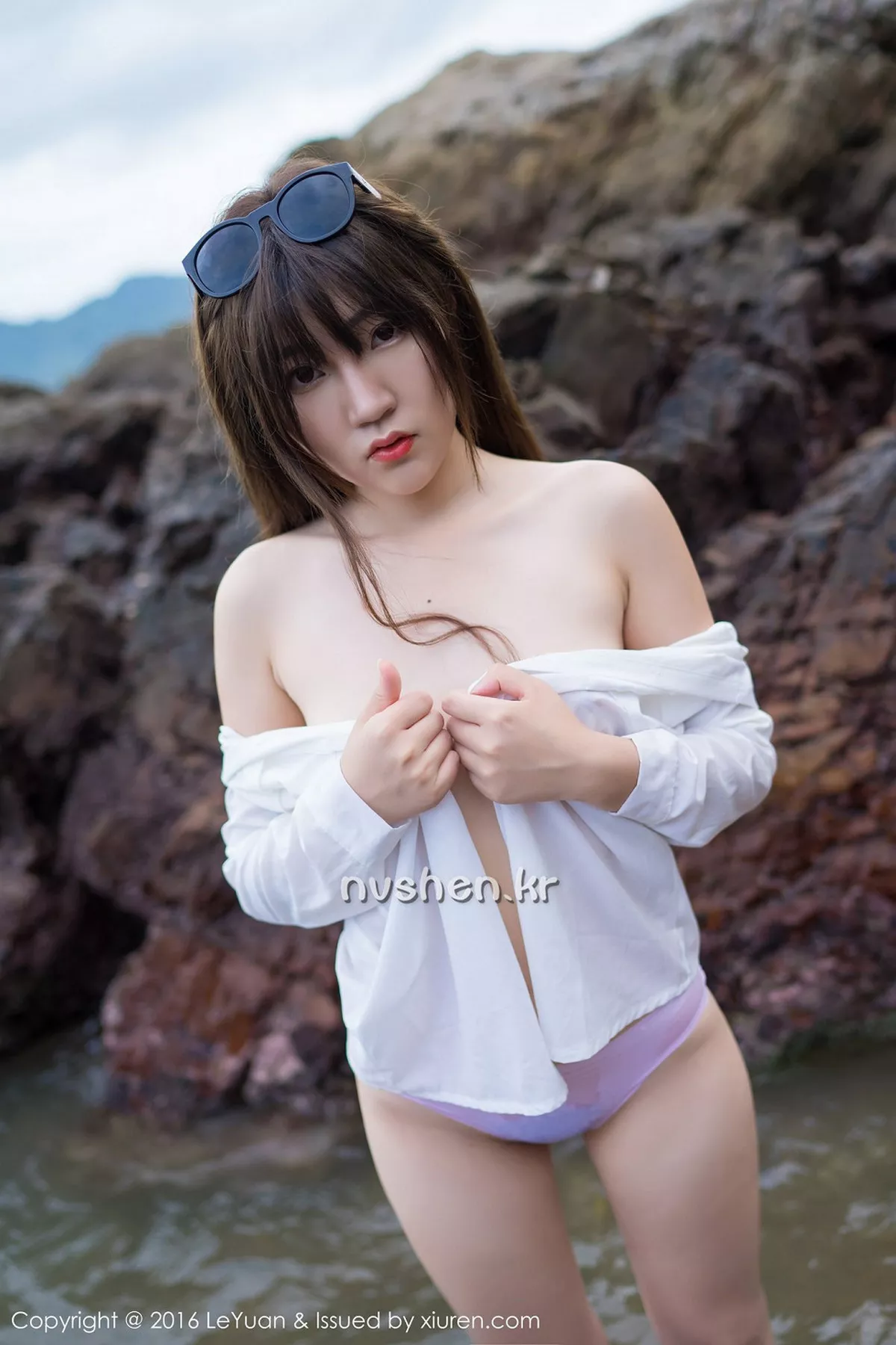 秀人集.com_[LeYuan星乐园]Vol.012_嫩模冷不丁性感黑色内衣秀完美胸型粉红内裤诱惑写真52P