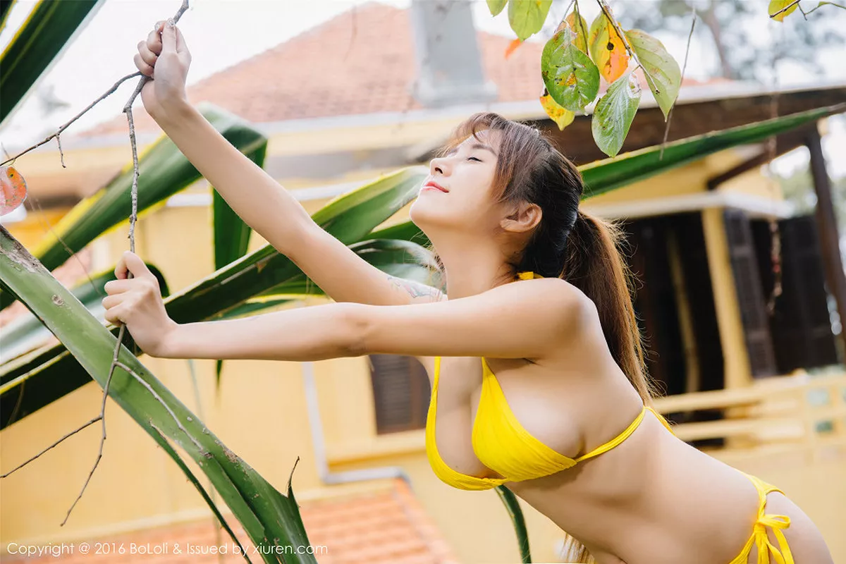 秀人集.com_[BoLoli波萝社]Vol.089_嫩模夏美酱越南大叻旅拍第三套性感比基尼系列写真51P