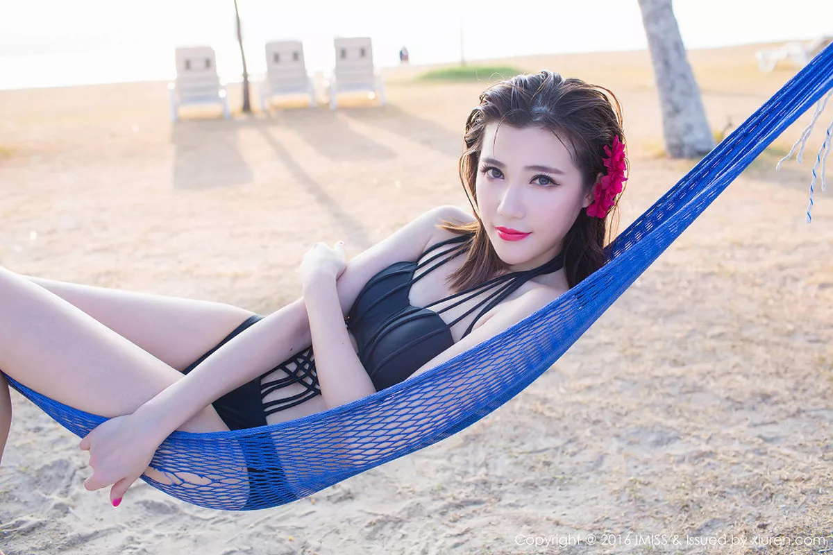 秀人集.com_[IMISS爱蜜社]Vol.087_嫩模Sandy陈天扬卡威旅拍第二套花仙子般美丽迷人写真50P