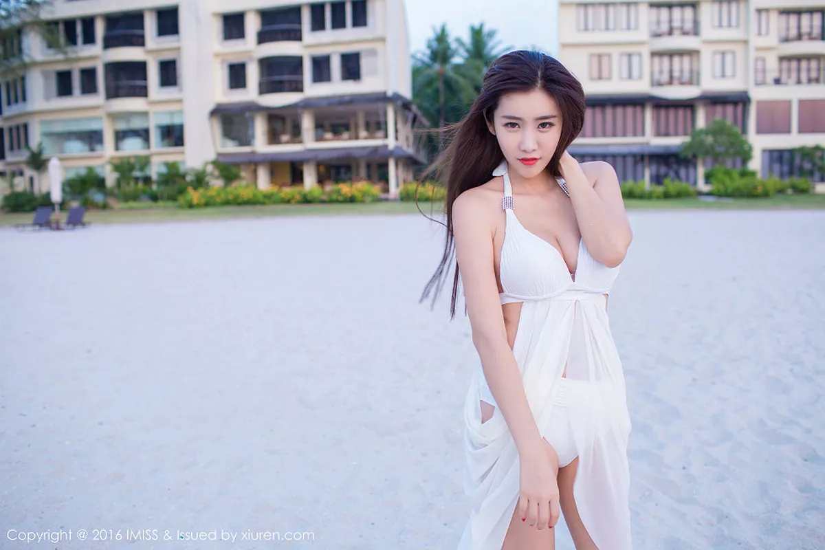 秀人集.com_[IMISS爱蜜社]Vol.086_嫩模程小烦不烦纯白裙子性感内衣秀美胸清新迷人写真47P
