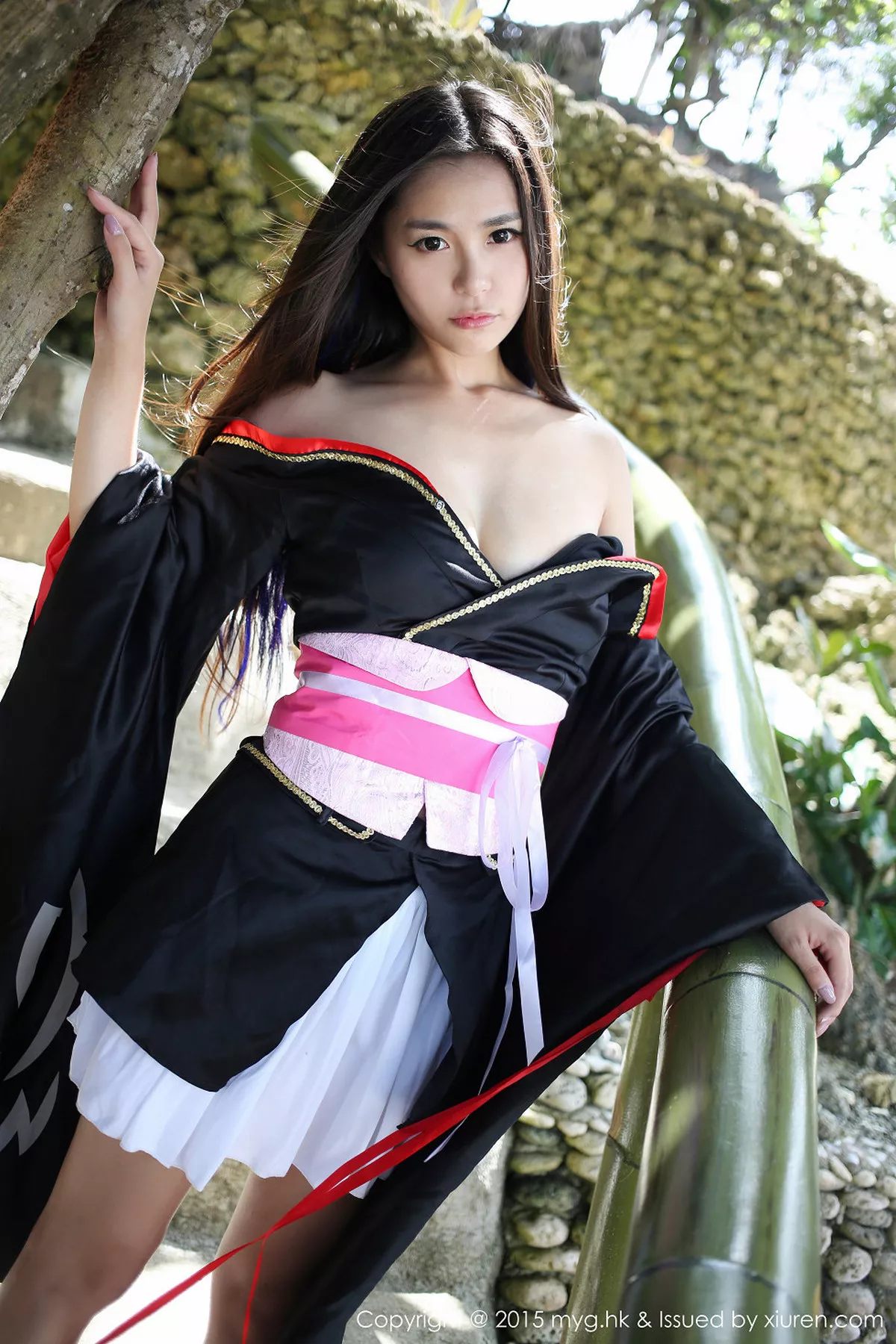 秀人集.com_[MyGirl美媛馆]Vol.136_嫩模Moa小姐菲律宾长滩旅拍日本和服秀完美曲线写真61P