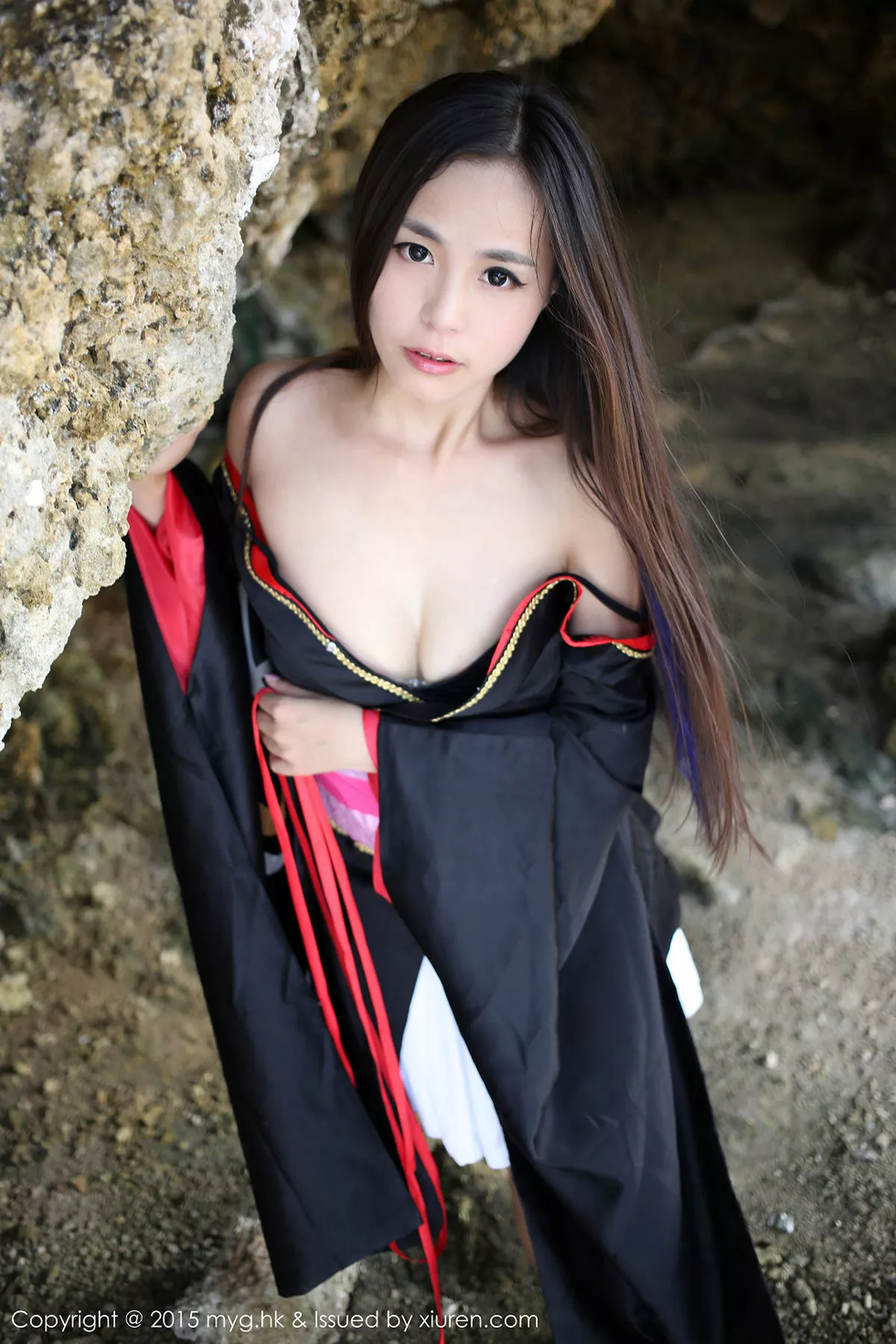 秀人集.com_[MyGirl美媛馆]Vol.136_嫩模Moa小姐菲律宾长滩旅拍日本和服秀完美曲线写真61P