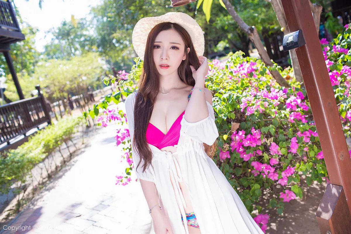 秀人集.com_[IMISS爱蜜社]Vol.091_淼淼萌萌哒兰卡威旅拍红色内衣秀美胸花仙子迷人写真52P