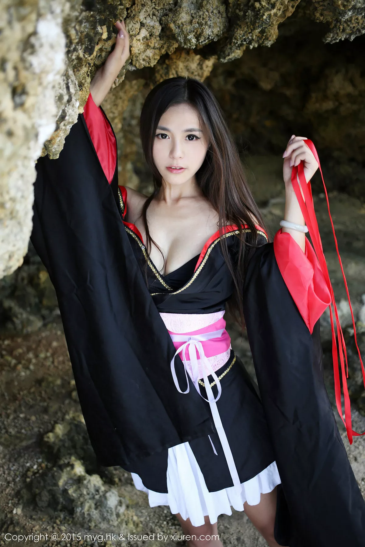 秀人集.com_[MyGirl美媛馆]Vol.136_嫩模Moa小姐菲律宾长滩旅拍日本和服秀完美曲线写真61P