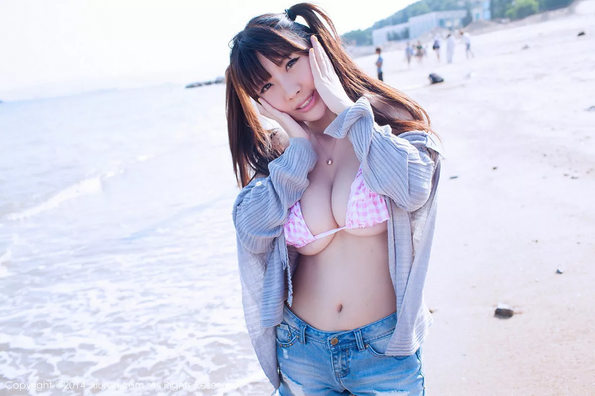 秀人集.com_[XiuRen秀人网]No.227_嫩模晓茜sunny厦门旅拍第三套日系性感内衣秀豪乳写真70P