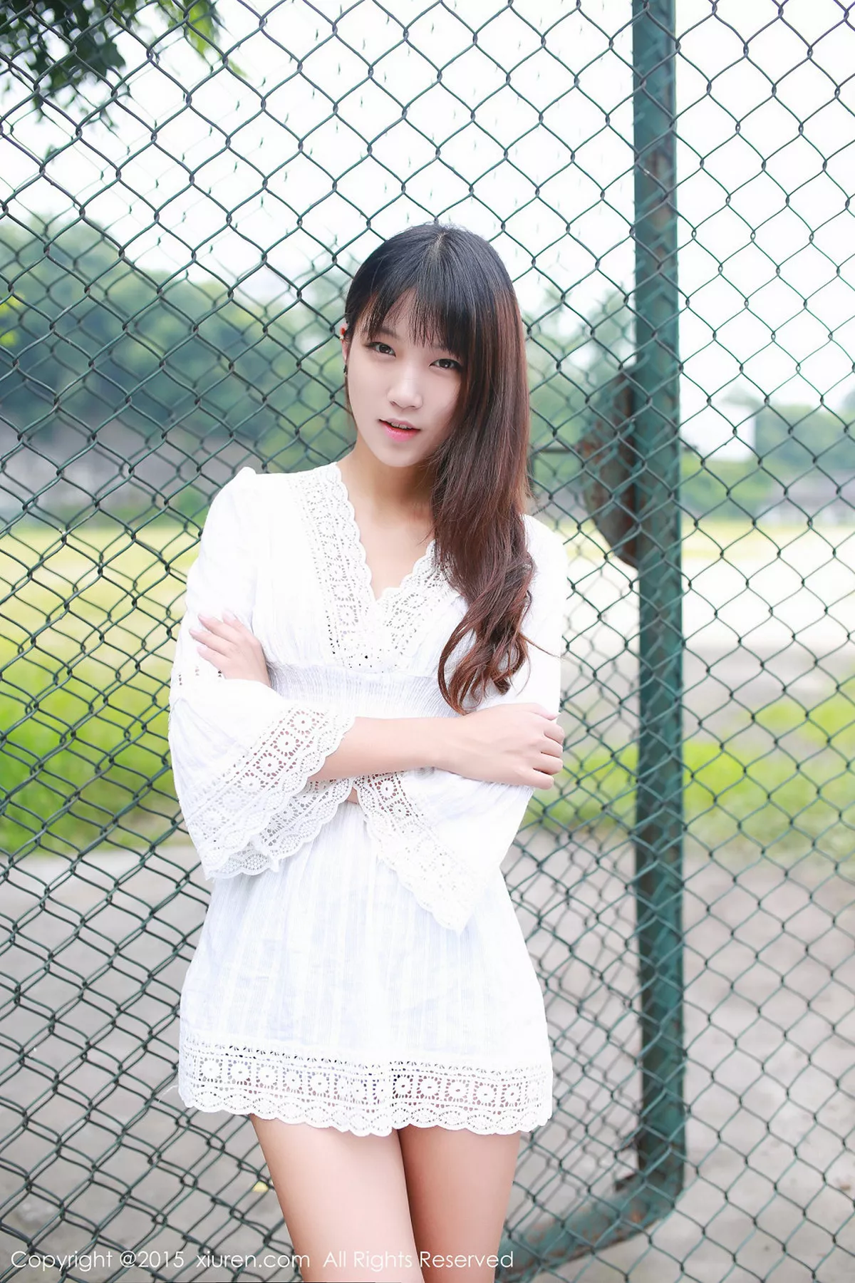 秀人集.com_[XiuRen秀人网]No.357_秀发嫩模徐畅和徐畅白色衬衫户外清新迷人写真46P