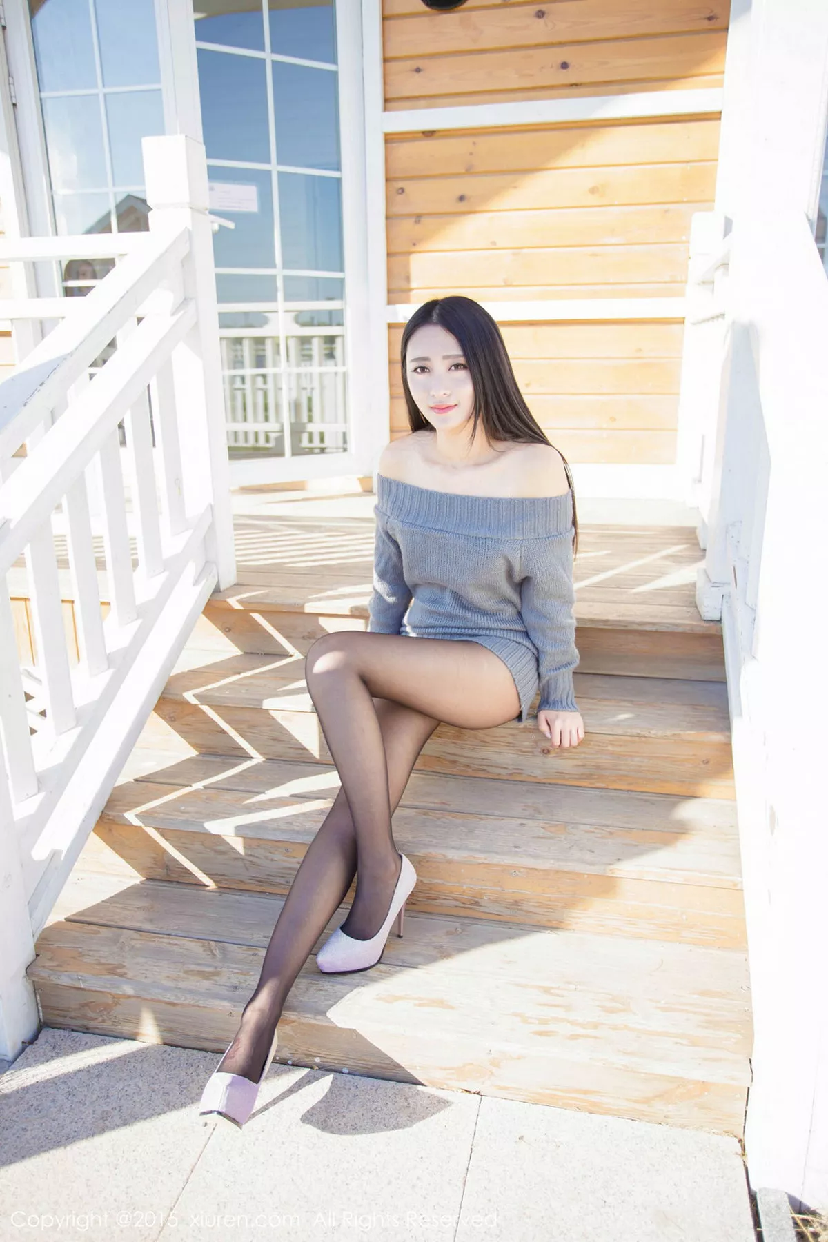 秀人集.com_[XiuRen秀人网]No.421_内地嫩模lucky咏丹黑丝裤袜修长美腿完美身材性感写真71P