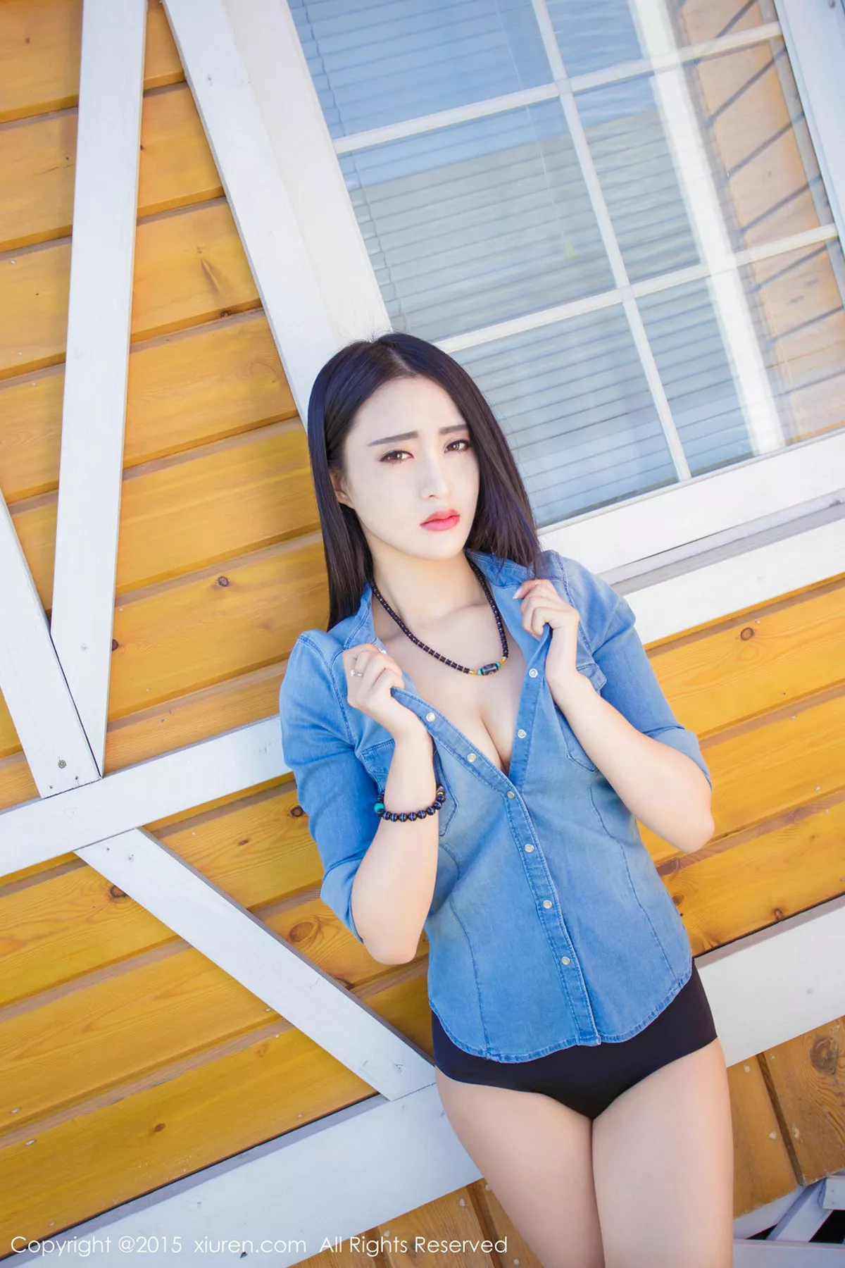 秀人集.com_[XiuRen秀人网]No.421_内地嫩模lucky咏丹黑丝裤袜修长美腿完美身材性感写真71P