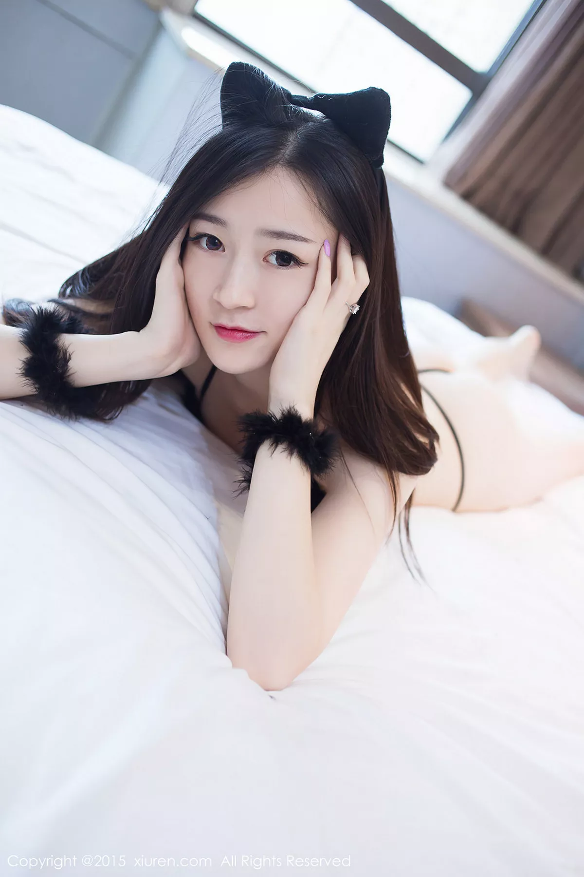 秀人集.com_[XiuRen秀人网]No.374_内地模特麻吉小兔子居家私房性感内衣系列爆乳诱惑写真50P